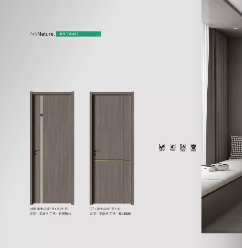 碳纖工藝木門